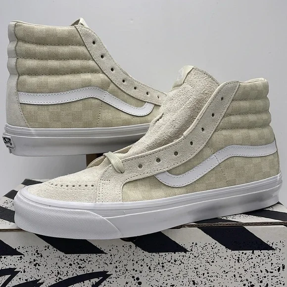 Vans Men’s 0g Sk8-Hi Lx Vault Checkerboard Vintag
VN0A4BVB0VW 
Sneakers - Picture 9 of 16